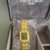 Vintage Pierre Cardin Tank Style Quartz Watch PC-LGBSB-2019T Gold and Black Dial Vintage Pierre Cardin Tank Style Quartz Watch PC-LGBSB-2019T Gold and Black Dial