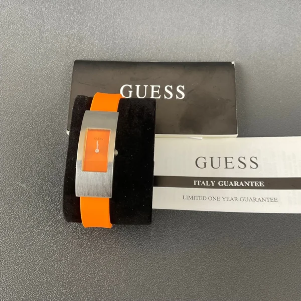 GUESS Vintage Women’s Quartz Watch Orange Dial