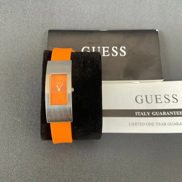 GUESS Vintage Women’s Quartz Watch Orange Dial
