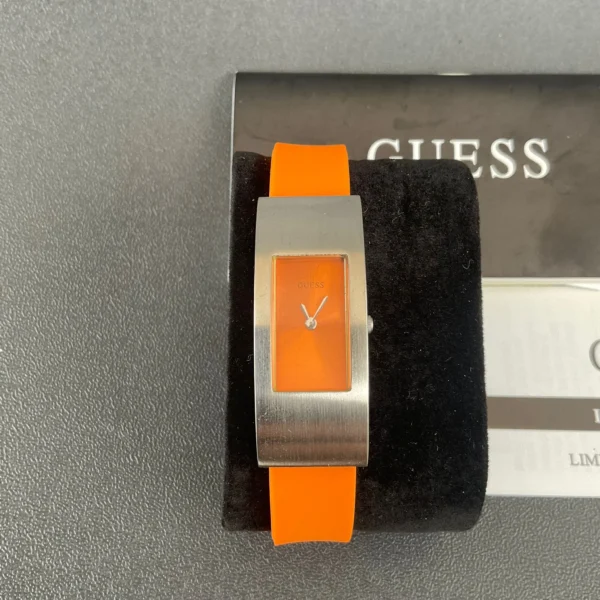 GUESS Vintage Women’s Quartz Watch Orange Dial