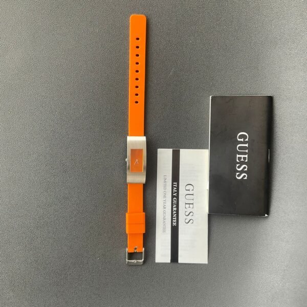 GUESS Vintage Women’s Quartz Watch Orange Dial