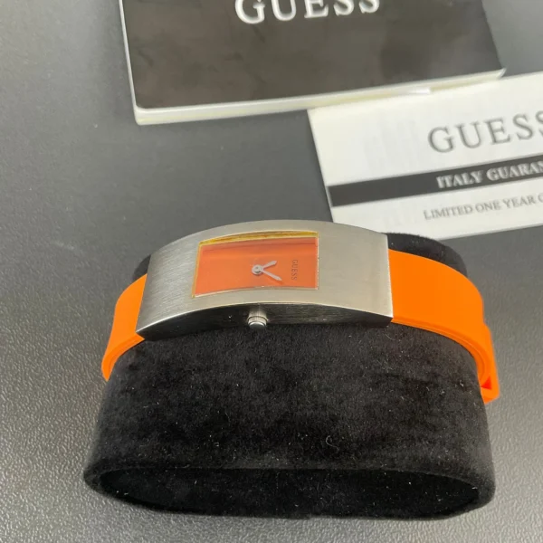 GUESS Vintage Women’s Quartz Watch Orange Dial