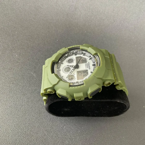 Casio G-Shock GS1004ADWR Anadigi Quartz Watch White Dial Military Mod