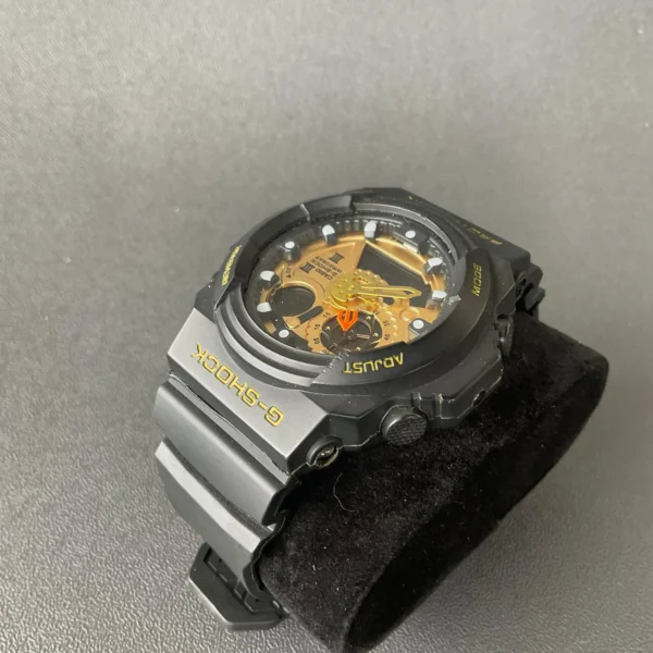 Casio G-Shock GA-160 Anadigi Black Gold Quartz Watch GMT 20Bar Module 5255 Casio G-Shock GA-160 Anadigi Black Gold Quartz Watch GMT 20Bar Module 5255